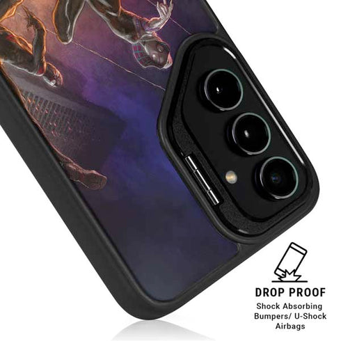 Marvel Spiderman Group Wall Galaxy S24 FE Kickstand Case